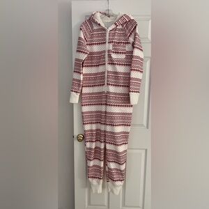 Abercrombie & Fitch Holiday Fleece Onesie Pajamas